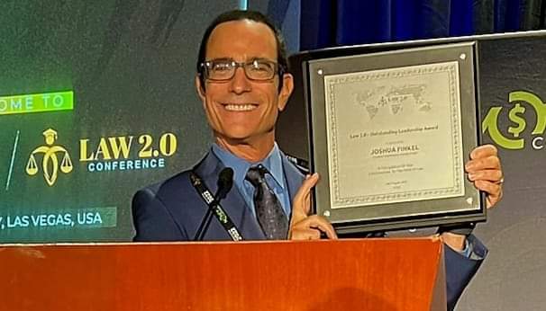 Joshua won a Leadership Award for his contribution to helping Lawyers and Corporate Employees improve their public speaking.  Joshua was also on several panels during the LAW 2.0 Conference in Las Vegas in December 2022