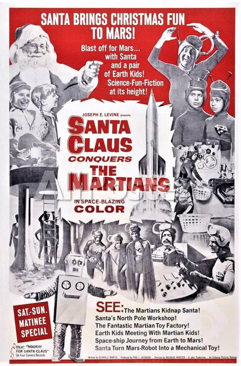 Joshua will be acting and directing a wonderfully smart production of the 60's Sci-Fi Classic, SANTA CLAUS CONQUERS THE MARTIANS. It's so much better than the Film!